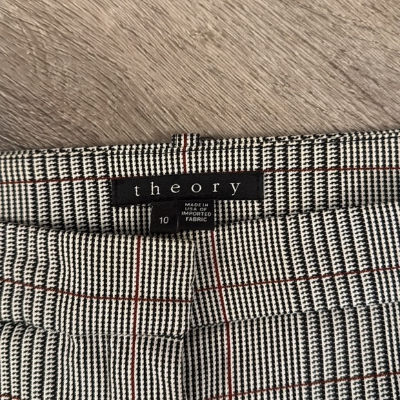 Theory treeca dress pants size 10 Brant check - Picture 2 of 5